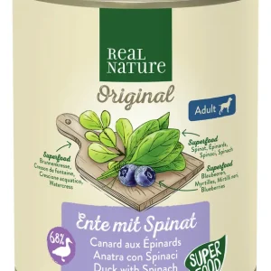 REAL NATURE Adult Ente mit Spinat 800 g Sonderangebot